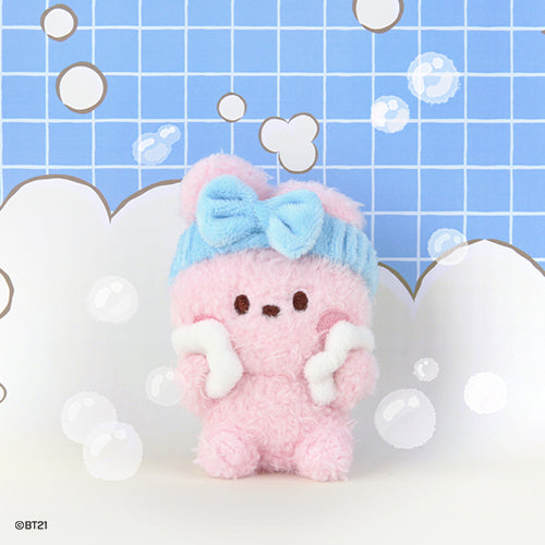 BT21 minini Bath Time Plush Keyring