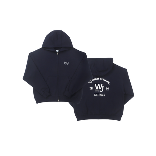 REPLY HIGH SCHOOL [Reply High School] Hoodie Zip-Up