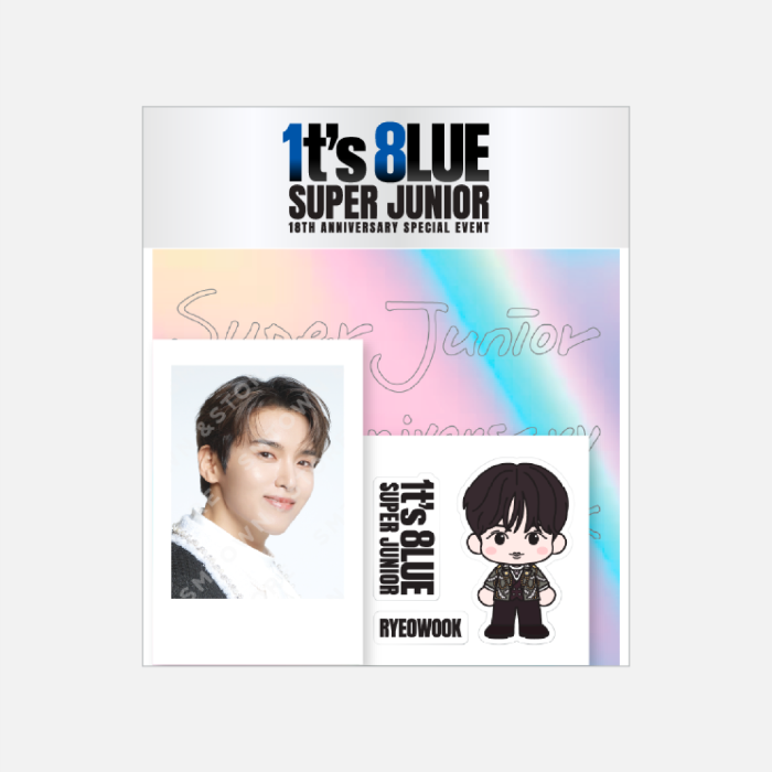 SUPER JUNIOR [18th Anniversary Event : 1t's 8lue] Fanlight Deco Sticker Set