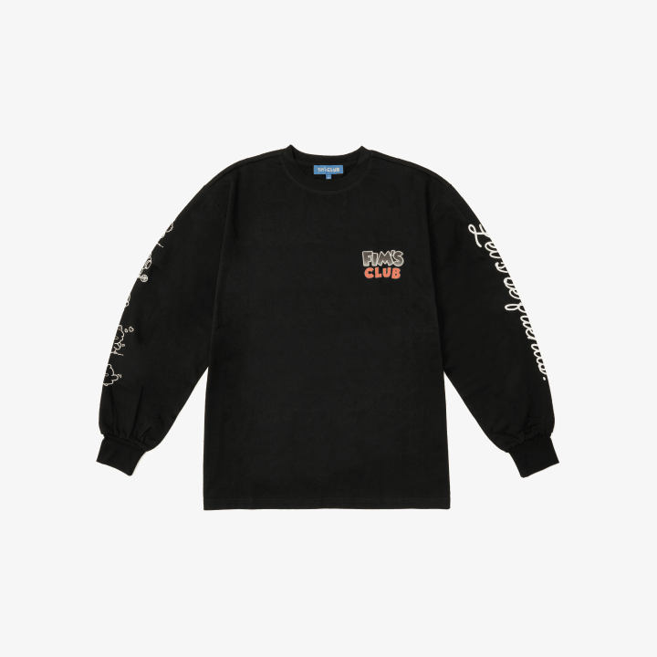 (Fast Shipping) LE SSERAFIM [Pop-Up Store: FIM'S CLUB] Oversized L/S T-Shirt