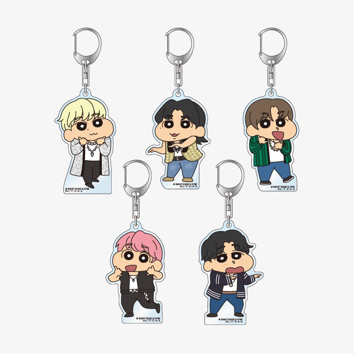 TXT X Crayon Shinchan Acrylic Keyring