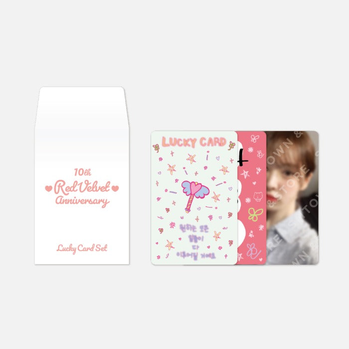 RED VELVET 10th Anniversary Lucky Card Set