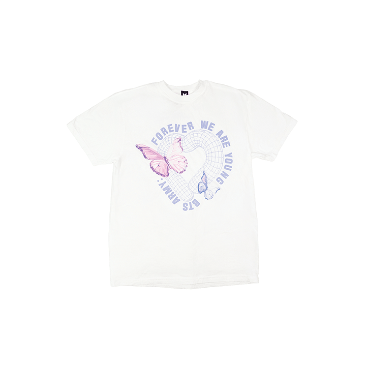 BTS ARMY [FOREVER WE ARE YOUNG] S/S T-Shirt (White)