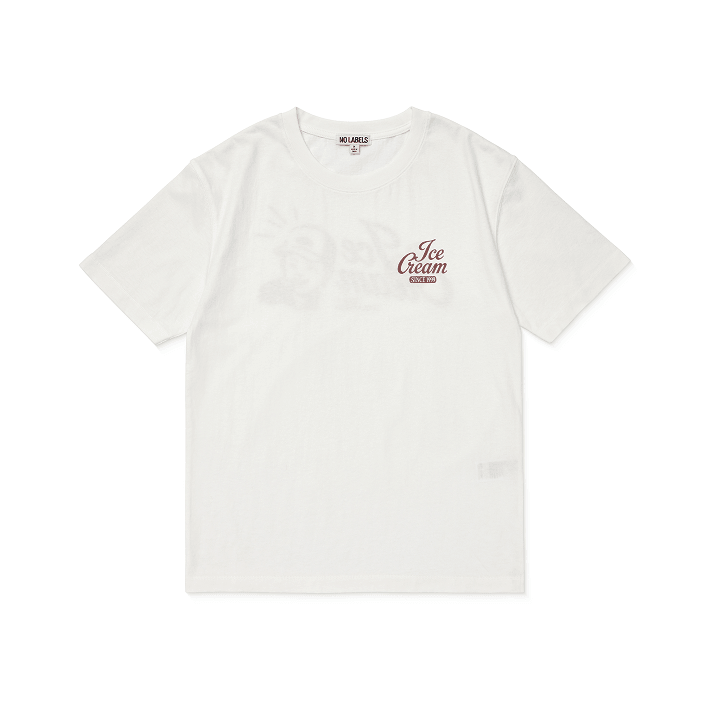 TXT YEONJUN [NO LABELS: PART 02] S/S T-Shirt (Cream)