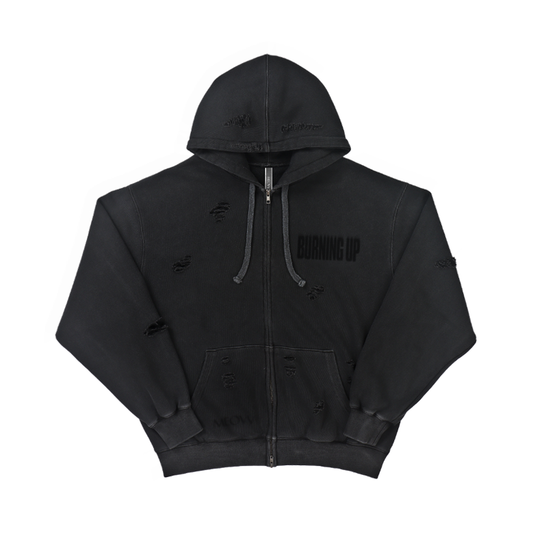 MEOVV [BURNING UP] Zip-Up Hoodie Set