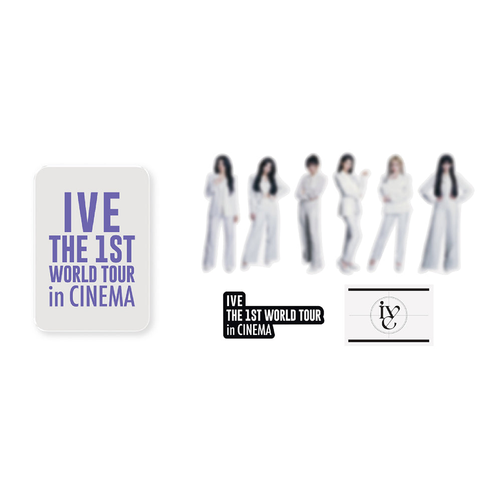 IVE [The 1st World Tour in CINEMA] Sticker Pack