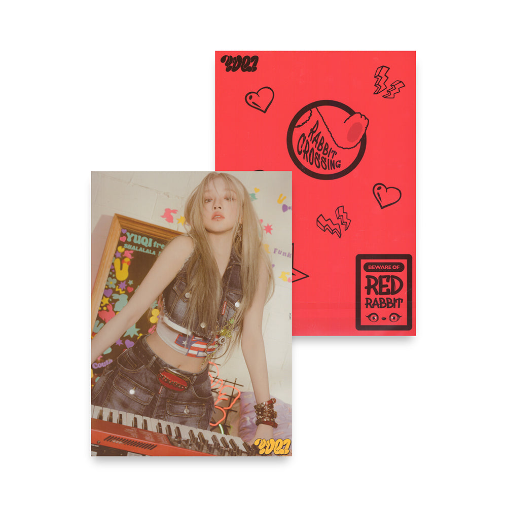 (G)I-DLE YUQI [Happy Freak Day Pop-Up Store] Plastic Sheet