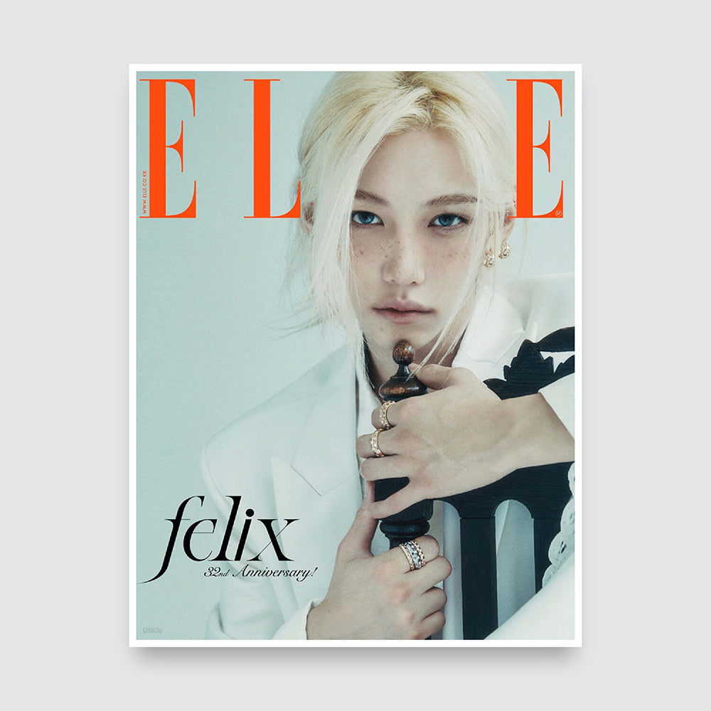 ELLE Korea Magazine November 2024 : STRAY KIDS FELIX Cover