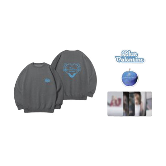NMIXX [Blue Valentine] Sweatshirt & DIY Patch Set