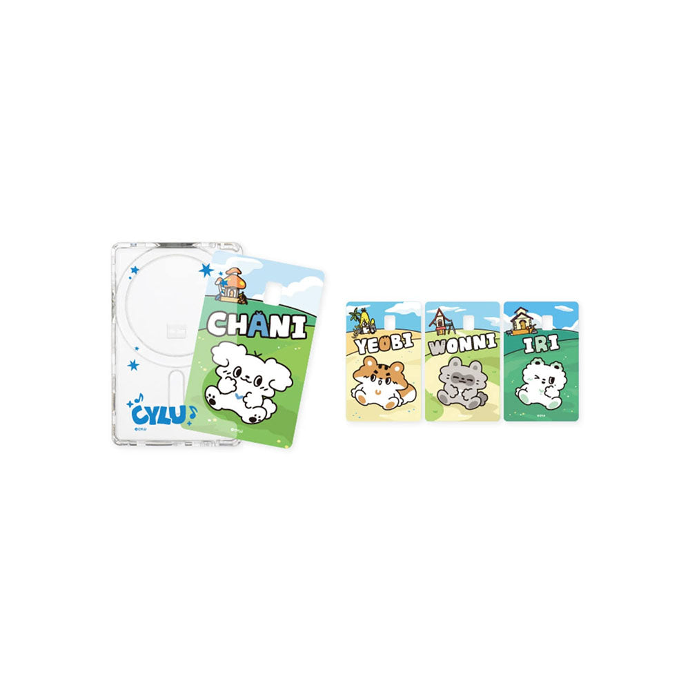 LUCY [CYLU FESTIVAL in LUCY ISLAND] Magnetic Card Case & Sticker Set
