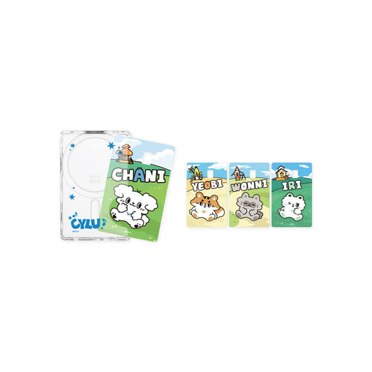 LUCY [CYLU FESTIVAL in LUCY ISLAND] Magnetic Card Case & Sticker Set