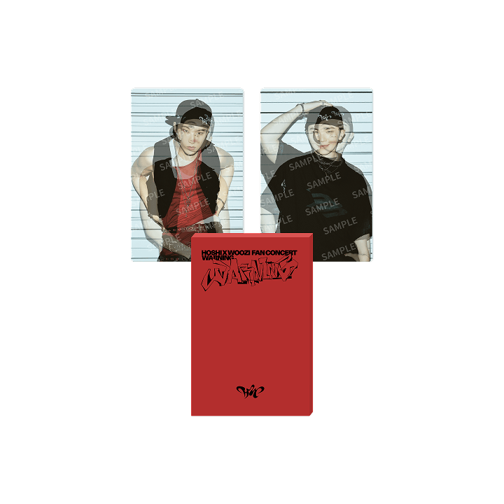 SEVENTEEN HOSHI X WOOZI [WARNING] Lenticular Photocard Set
