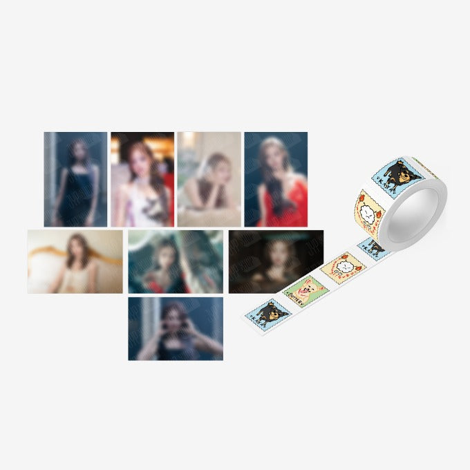 TWICE TZUYU [abouTZU] Postcard & Masking Tape Set