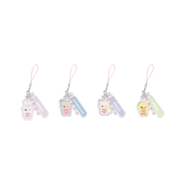 BLACKPINK [DEADLINE] Character Lightstick Airtube Keyring