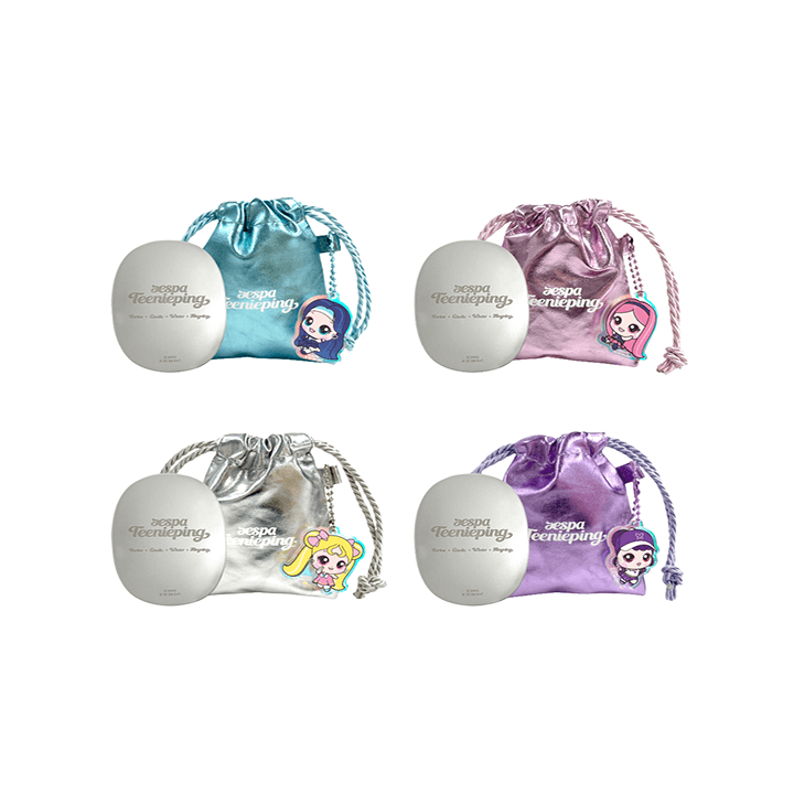 aespa X Teenieping Mirror Pouch Keyring Set