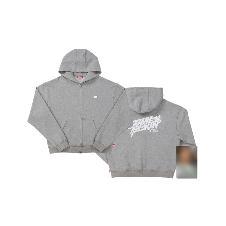 U-KNOW [U-KNOW PROJECT 26 : SCENE#1] Zip-Up Hoodie Set (Grey ver)
