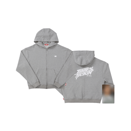 U-KNOW [U-KNOW PROJECT 26 : SCENE#1] Zip-Up Hoodie Set (Grey ver)