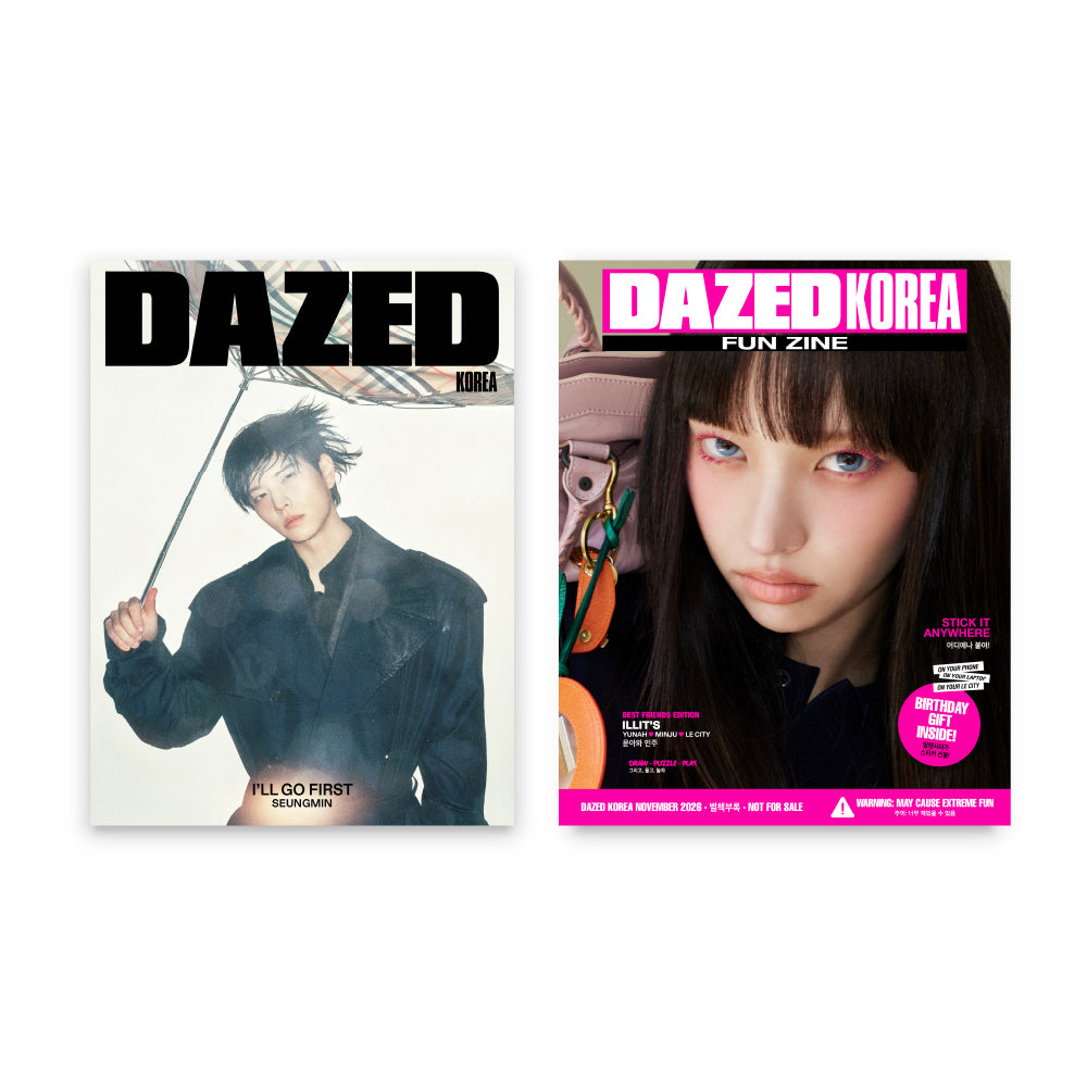 Dazed & Confused Korea November 2026 : STRAY KIDS Seungmin & ILLIT