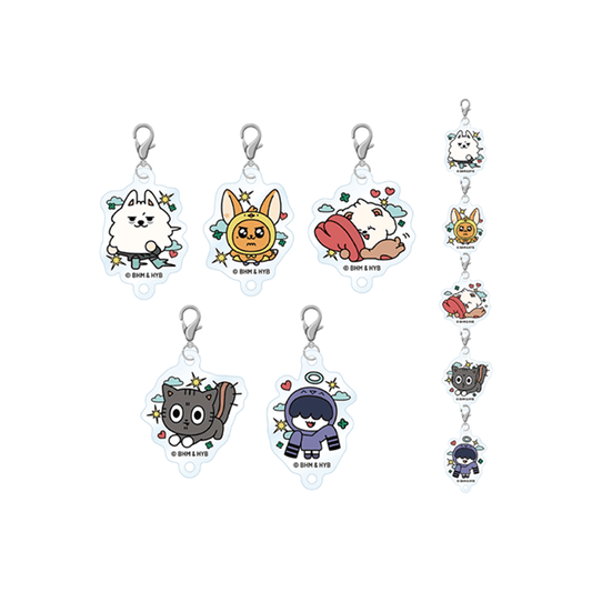 TXT [PPULBATU CAFE] Connectable Acrylic Keychain