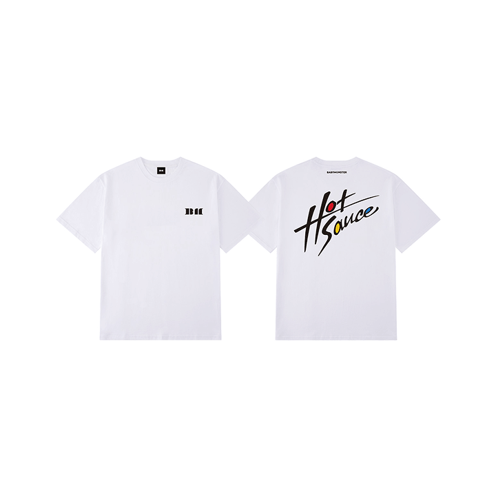 BABYMONSTER [HOT SAUCE] Logo T-Shirt (White)
