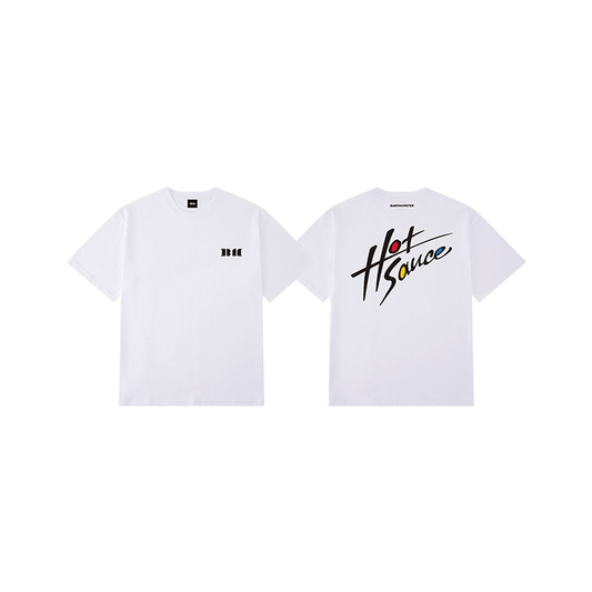 BABYMONSTER [HOT SAUCE] Logo T-Shirt (White)