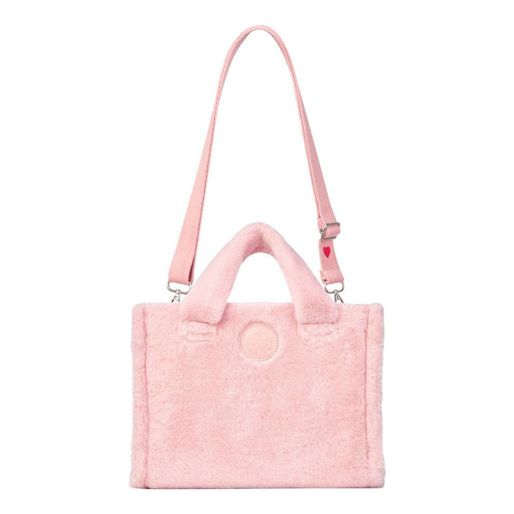 Starbucks Korea Be Mine Pink Fur Tote Bag – KPOP2U_Unnie