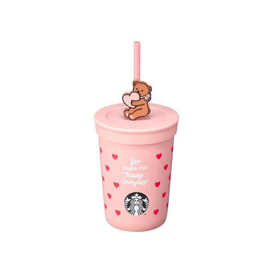 Starbucks Korea SS Be Mine Pink Hobby Coldcup 355ml