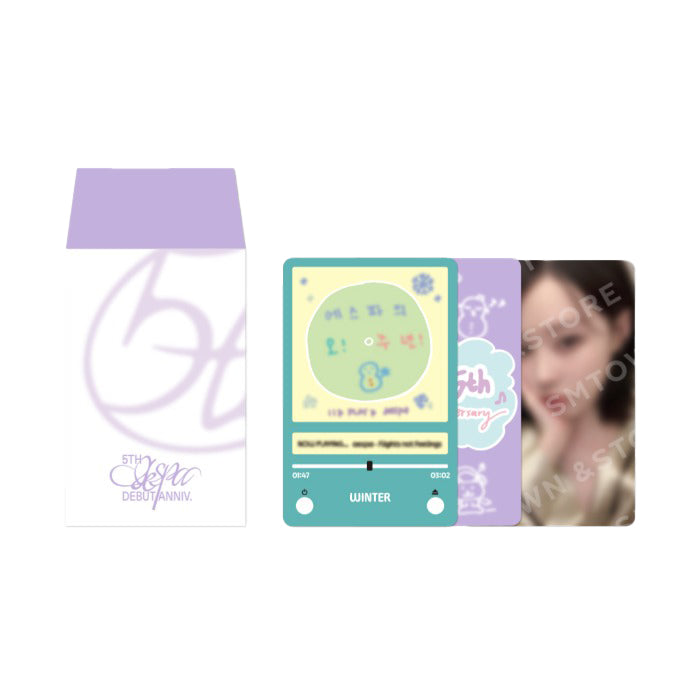 aespa 5th Anniversary Lucky Card Set