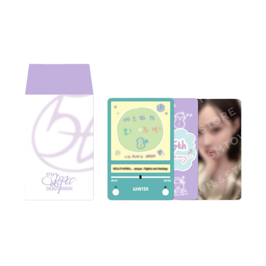 aespa 5th Anniversary Lucky Card Set