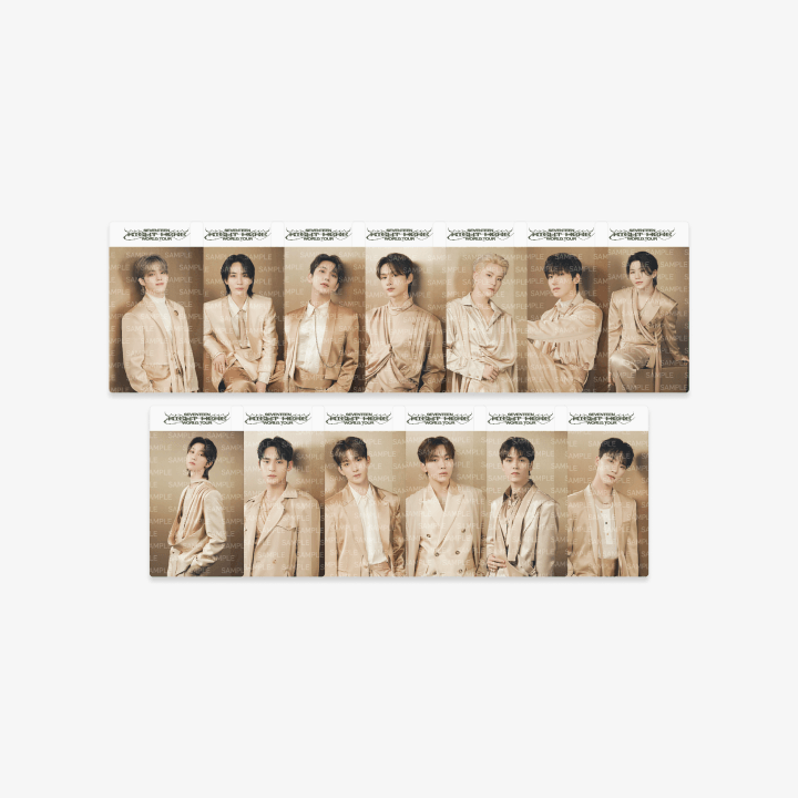 SEVENTEEN [RIGHT HERE] Clear Bookmark Set