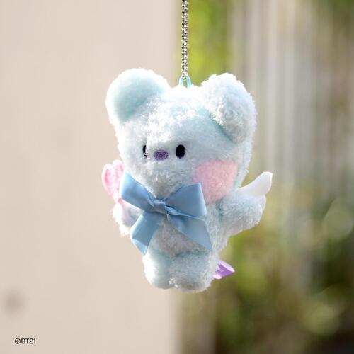 BT21 minini Angel Plush Keyring