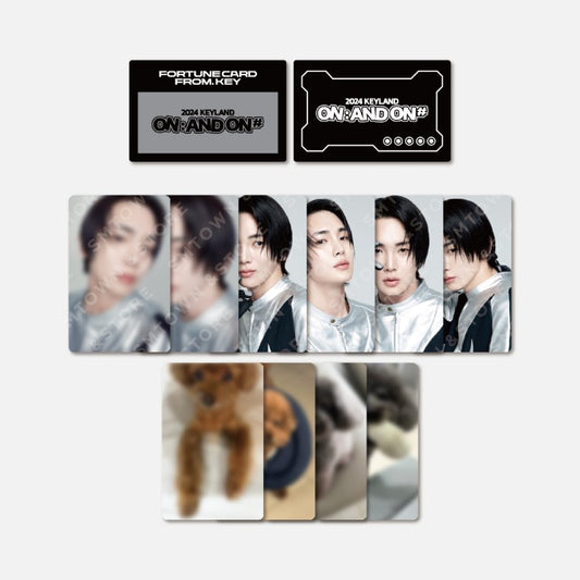 SHINee KEY [2024 KEYLAND ON : AND ON #] Fortune Scratch Card Set