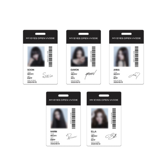 MEOVV [MY EYES OPEN VVIDE] Employee ID Card