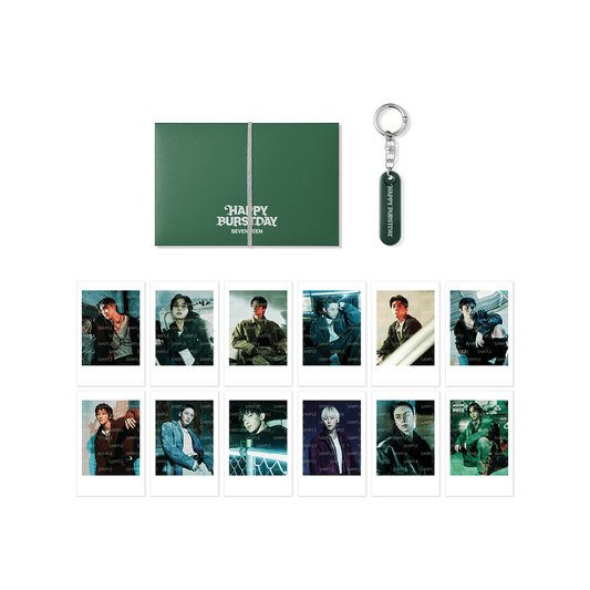 SEVENTEEN [HAPPY BURSTDAY] Instant Photo & Acrylic Keyring Set