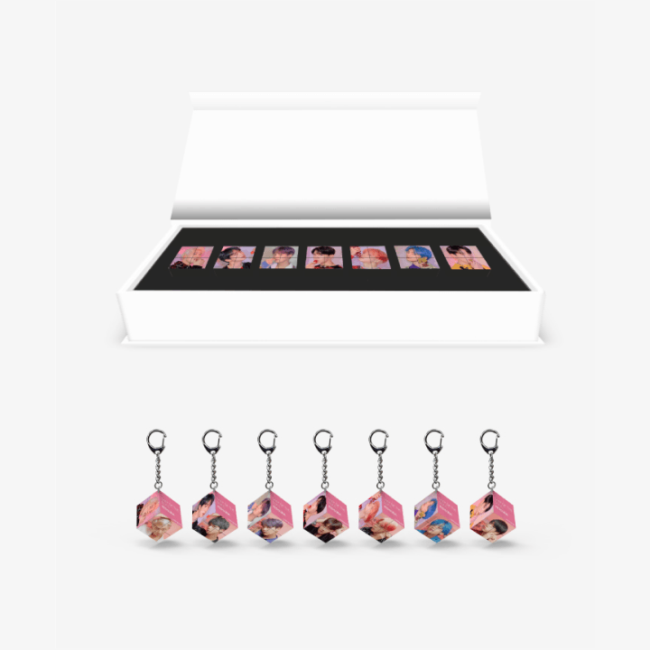 BTS Mini Cube Keyring (4 Types)