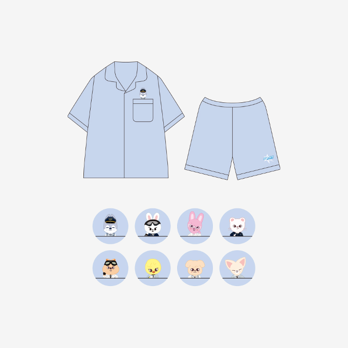 STRAY KIDS [PILOT : FOR ★★★★★] SKZOO Pajama Set