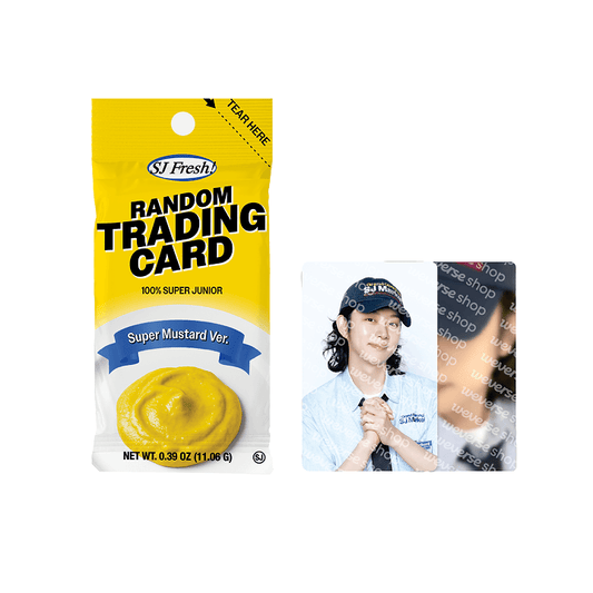 SUPER JUNIOR [SJ MARKET] Random Trading Card Set (Super Mustard ver)