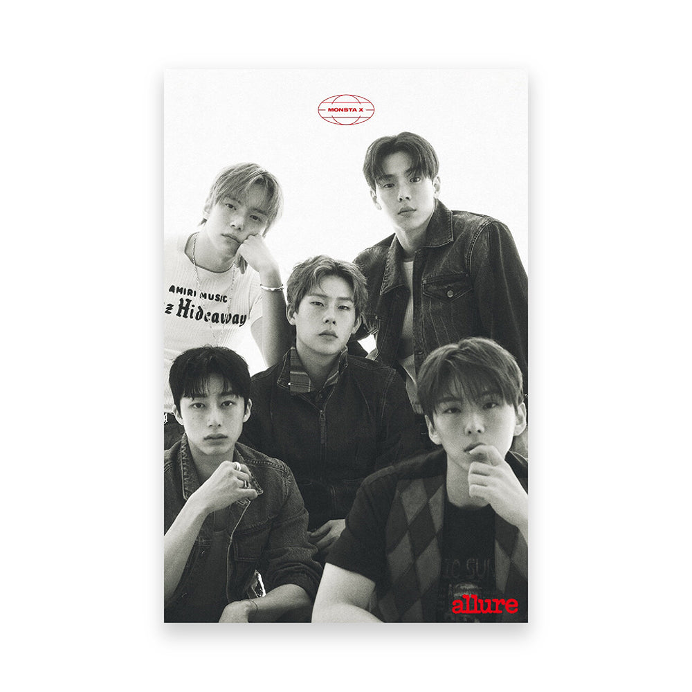 allure Korea July 2025 : MONSTA X Cover (Postcard Included)