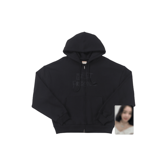 RED VELVET [Biggest Fan] Zip-Up Hoodie Set Charcoal