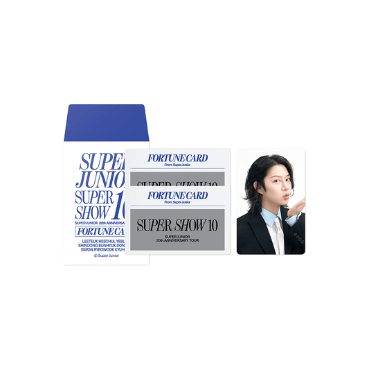 SUPER JUNIOR [SUPER SHOW 10] Fortune Scratch Card Set