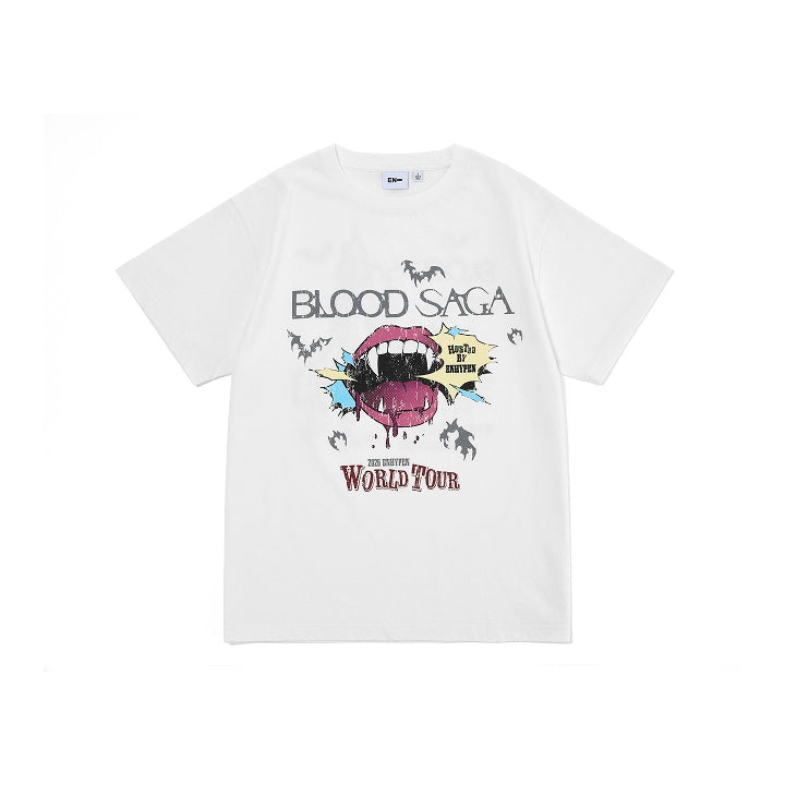 ENHYPEN [BLOOD SAGA] S/S T-Shirt (White)