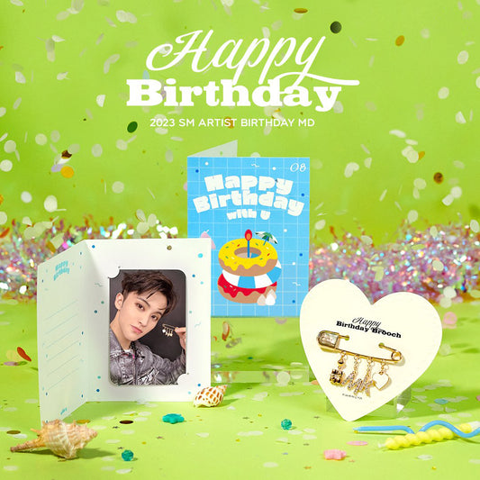 NCT MARK Artist Birthday Brooch & Birthday Card