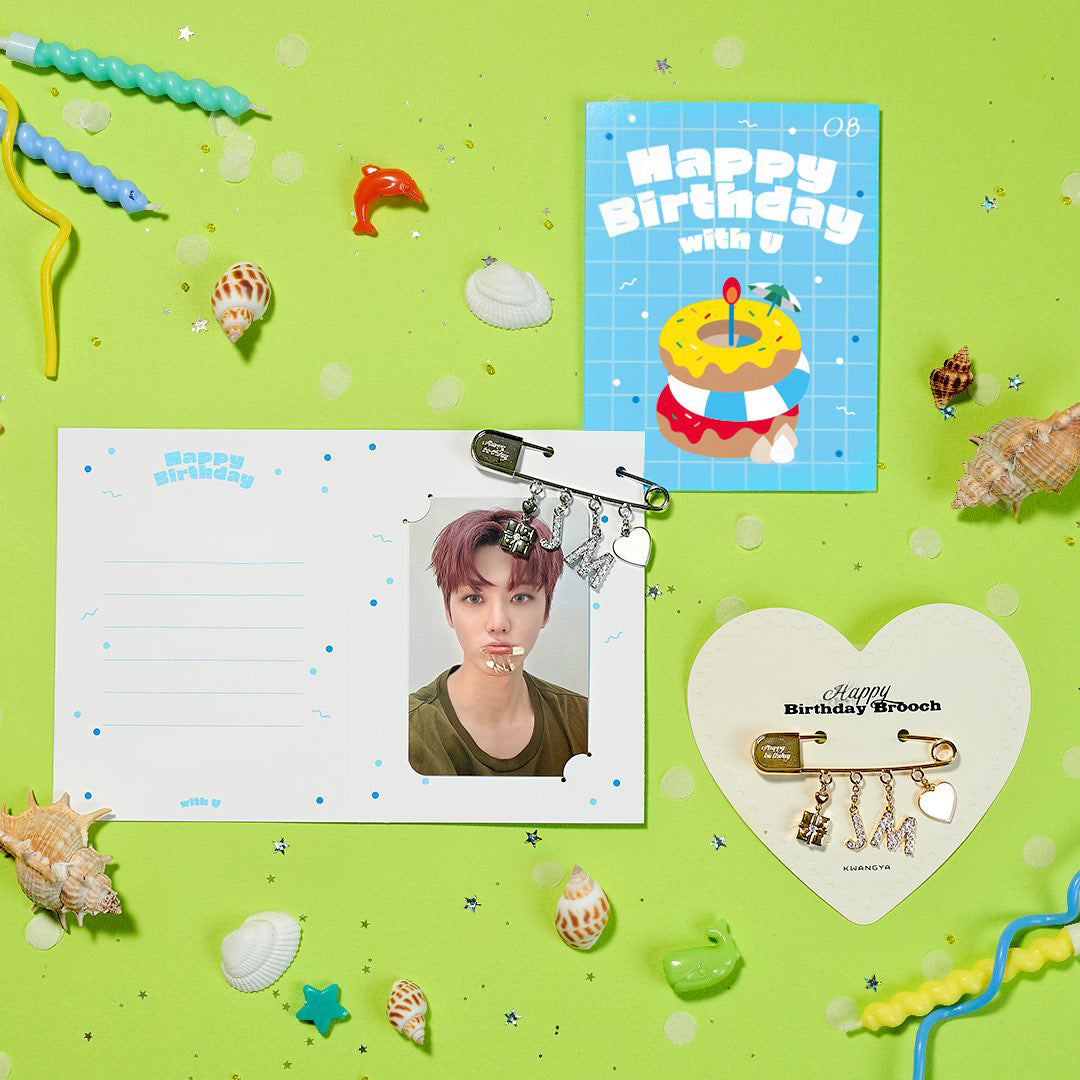 NCT JAEMIN Artist Birthday Brooch & Birthday Card