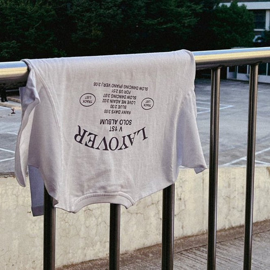 BTS V [LAYOVER] S/S T-Shirt (Layover) (White)