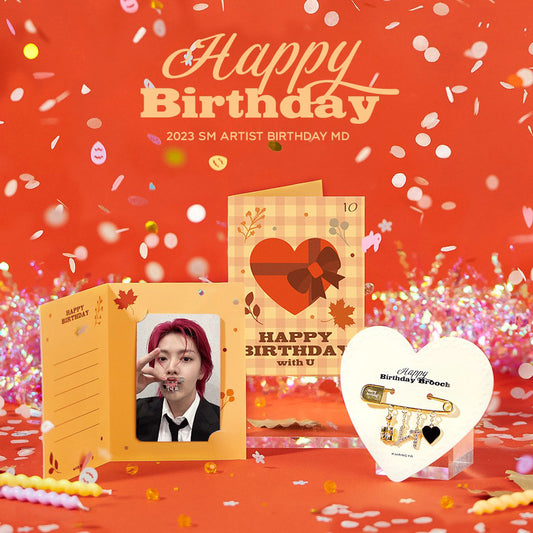 NCT YUTA Artist Birthday Brooch & Birthday Card