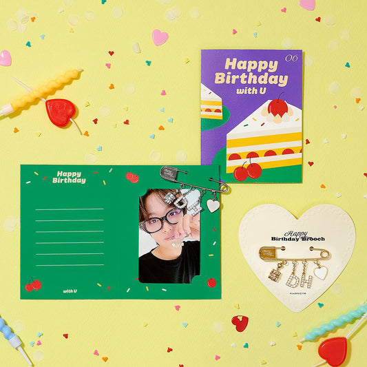 NCT HAECHAN Artist Birthday Brooch & Birthday Card