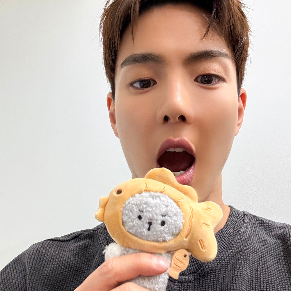 MONSTA X [2025 MONMUNGCHI X Winter Edition] Bungeoppang Costume Mini Plush Doll Keyring