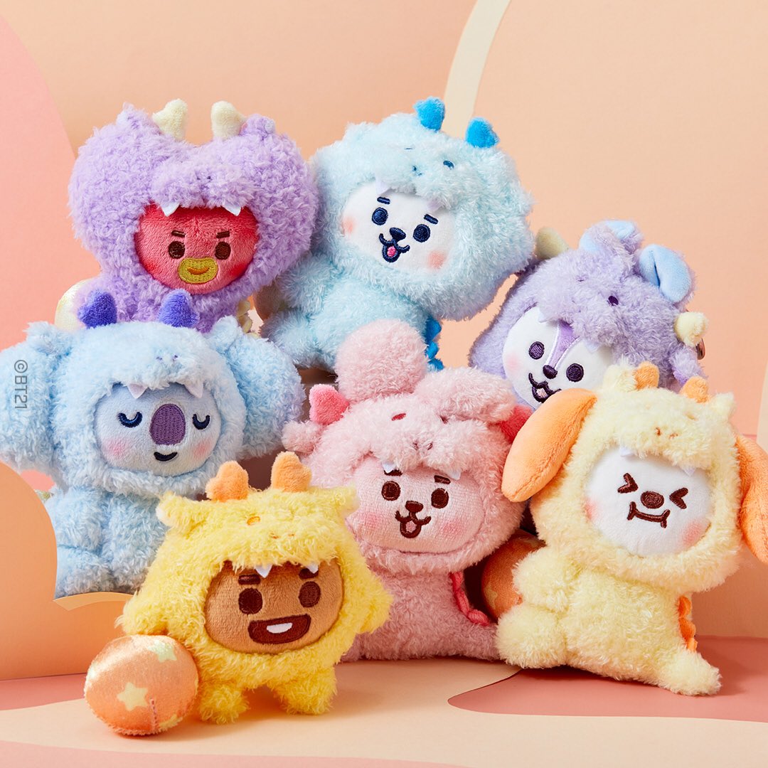 BT21 Baby Plush Keyring (Dragon Edition)