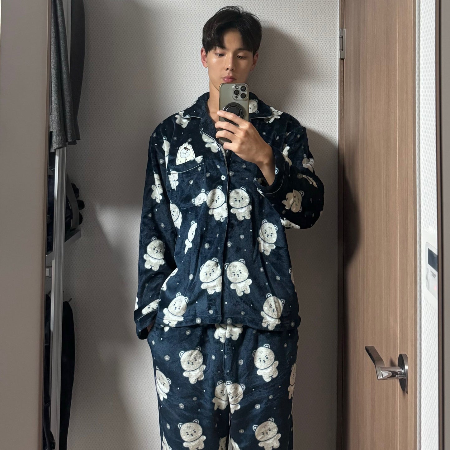 MONSTA X [MONMUNGCHI X ✕ SPAO] Fluffy Pajama Set