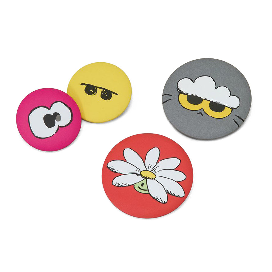 G-DRAGON [ZO&FRIENDS LUCKY SHOP] Pin Badge Set